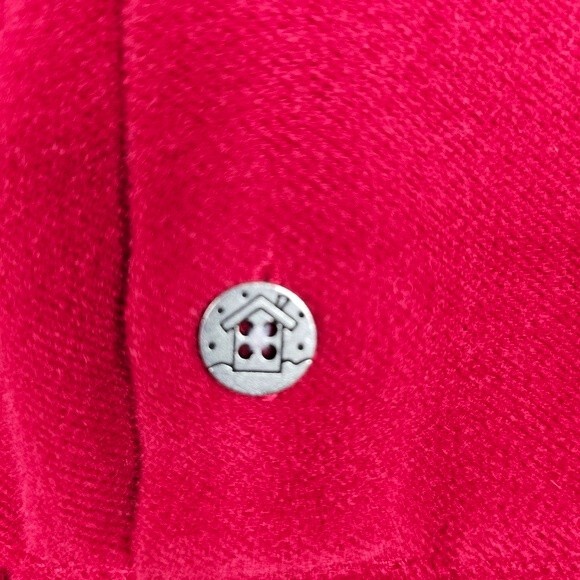 Vintage Winnie the Pooh Dress - Red Pinafore with pleated skirt size 7/8 - Picture 7 of 7